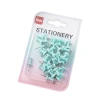 Wholesale of small macaron-colored I-shaped nails for office use, cork board, plastic drawing nails, with a length of 11mm and a clamping pin Item Picture